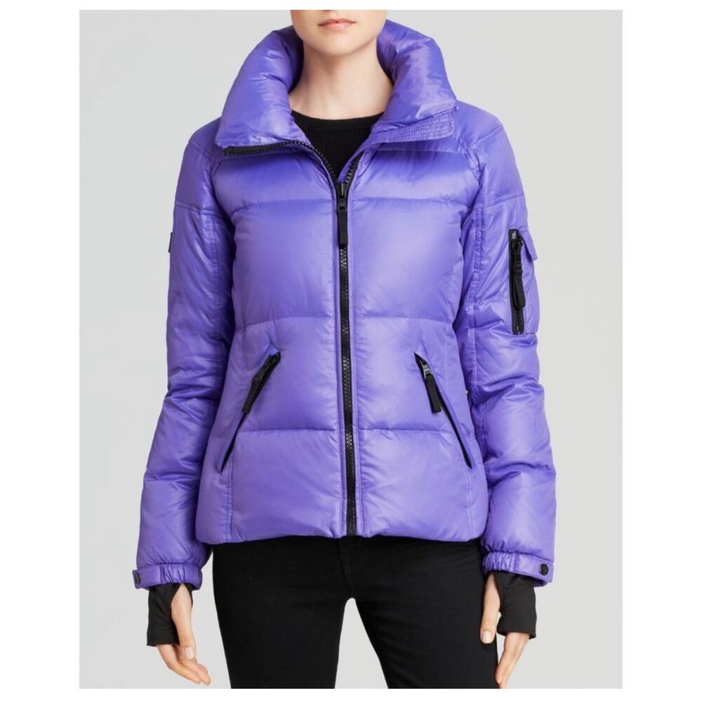 SAM. Freestyle Puffer Goose Down Jacket Iris Glossy Purple